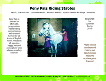 Tablet Screenshot of ponypals.ca